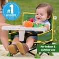 thumbnail image 3 of Bright Starts John Deere Pop 'N Sit Portable Booster Chair, Floor Seat, Indoor/Outdoor Use, Compact Fold, Green and Yellow, 6 Mos - 3 Yrs, 3 of 5