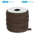 thumbnail image 2 of Uxcell 1Pcs Piping Cord Trim Piping Tape for Sewing DIY Crafting Fabric Edge Trim Chocolate Color 1/2" x 65 Yard, 2 of 5