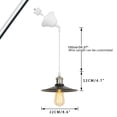 thumbnail image 2 of KAYYELAMP 3-Pack Tilt Position Track Light J-Type Bright Nickel Base Black Metal Adjusted Cord Retro Pendant Light for Inclined Position Roof(No Bulb, Track), 2 of 6