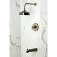 thumbnail image 2 of Kingston Brass KB6333CML Manhattan Single-Handle Pressure Balanced Tub and Shower Faucet, Antique Brass, 2 of 7