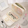 thumbnail image 2 of Transparent Pencil Case with Multiple Compartments and Zipper Closure for Stationery Organization, Clear Pen Pouch with Spacious Interior for Campus and Office Supplies, for Daily Use and Gift, 2 of 8