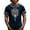 Dark Blue, variant on Viking Shirts for Men Summer Short Sleeve V Neck T-Shirts Vintage Norse Mythology Graphic Tee Shirt
