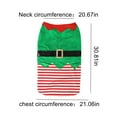 thumbnail image 3 of Bouanq Christmas Decorations Xmas Tree Decor Dog Clothes, Christmas Clothes With Lights, Green Comfortable Warm Dog Colored Lights Christmas Clothes Christmas Tree Ornaments Gifts, 3 of 9