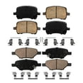 thumbnail image 6 of Detroit Axle - 4pc Front and Rear Ceramic Brake Pads with Hardware for Chevrolet Malibu Pontiac G6 Saturn Aura, 6 of 7