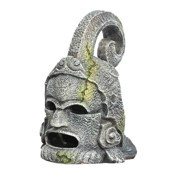 Rustic Resin Figurine Aquarium Landscape Fish Hideout Artificial Fish Tank Fishbowl Cave Tale Decor Accessories -