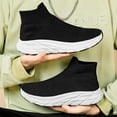 thumbnail image 3 of Breathable Knit Fur Lined Winter Work Gym Trainers Sneakers for Women and Men Stylish, 3 of 14