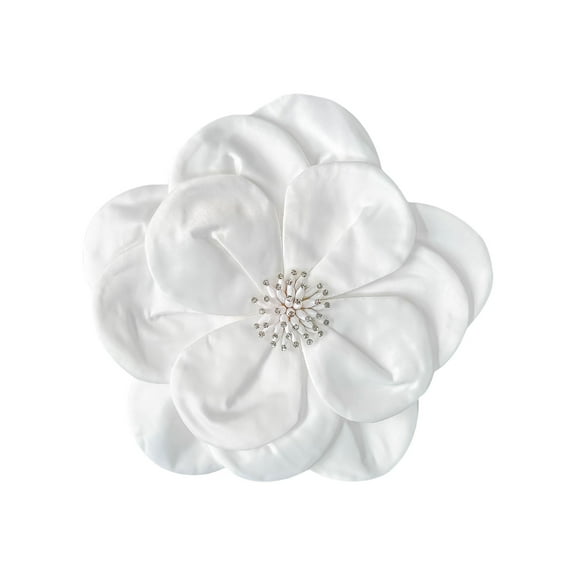 Multi Layer Soft Fabric Large Flower Brooch Stylish Breastpin for Dresses and Tops Floral Shaped Corsage Party Accessory