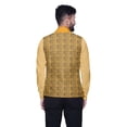 thumbnail image 3 of Atasi Printed Nehru Jacket Mens Bandhgala Ethnic Jacket Party Wear Wedding Clothing-X-Large, 3 of 3