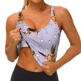 thumbnail image 3 of Daiia German Shepherd Dog Printed Women's Sports Bra, Breathable Activewear Bra with U-Back Design and Removable Pads, Comfortable and Supportive for Yoga, Workout-Medium, 3 of 8