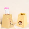 thumbnail image 3 of Ceramic Cheese Hamster Water Bottle Leak Proof Design for Hamsters and Gerbils with Easy Clean Habitat Hideout and Food Bowl 3PCS, 3 of 3