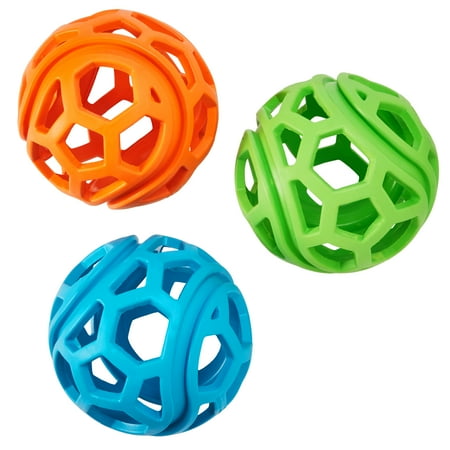 Vibrant Life Fetch Buddy Ball Treat Roller Dog Toy, Assorted Color May