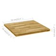 thumbnail image 5 of IM Lashes Solid oak wood Table Top with Oil Finish Square,1.7" Thickness,27.6" x 27.6", 5 of 5