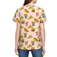 thumbnail image 5 of Fuzoiu Hamburger Pizza Print Youth Short Sleeve T-Shirt,Youth Dry-Fit Active Athletic T-Shirt,Short Sleeve Tops Tees for School, Sports, and Casual Wear, 5 of 6