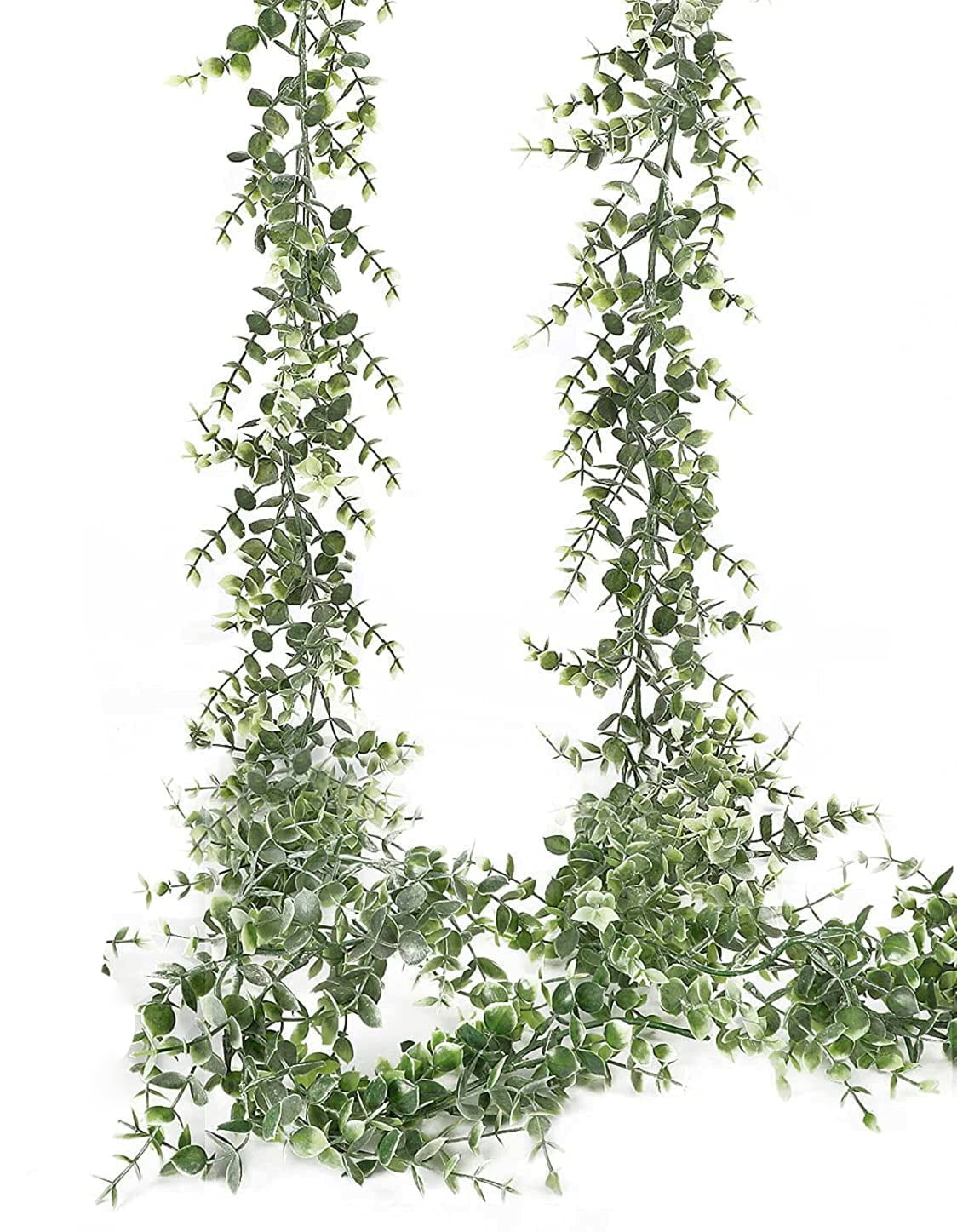 2 Pcs Artificial Eucalyptus Garlands Greenery Garlands Bulk Fake Vines