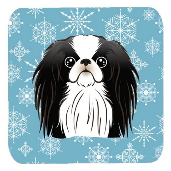JAPANESE CHIN at the cafe coffee shop dog art tile coaster gift gifts