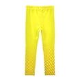 thumbnail image 2 of Girl's Legging Full-Length Colorful Print Tights For Dance Gym Everyday Wear Yellow Background, 2 of 8