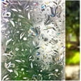 thumbnail image 1 of shiyou-Window Film, Decorative Window Privacy Film, 3D Stained Glass Window Sticker,Anti-UV Sun Blocker Heat Control for Home,Rainbow Tulip Design,17.5In x 78.7In(44.5 x 200cm), 1 of 4