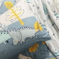 thumbnail image 2 of 3-Piece Toddler Bedding Set, Grey Dinosaur, 2 of 8