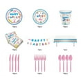 thumbnail image 2 of Taotanxi Easter Bunny Eggs Theme Party Sets Disposable Paper Plates Tissue Paper Cups Flags Tablecloth Sets, 2 of 6