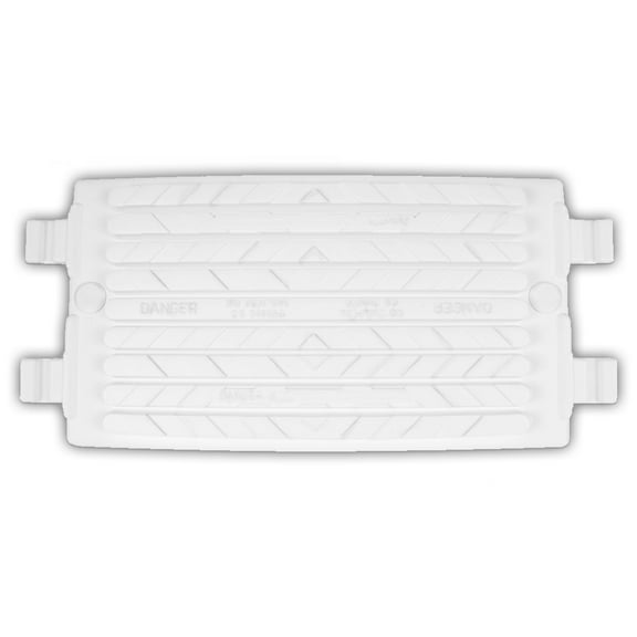 Confer Pool Ladder Platform, White, 18" x 9¾" x 2½", For Above Ground In-Pool Use