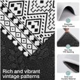 thumbnail image 3 of Black Geometric Diamond Pattern Kitchen Rugs Sets Of 3,Kitchen Runner Rugs Non Skid Washable,Decorative Kitchen Floor Mats for Kitchen,Sink,Laundry,17"x30"+ 17"x47" + 17"x59", 3 of 6