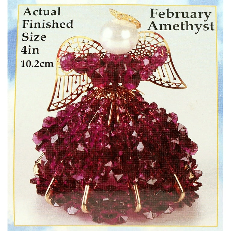 Safety Pin Angel Bead Kit and Crafts: July/ Ruby - Walmart.com