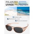 thumbnail image 2 of TINHAO Fit Over Wrap Around Sunglasses for Men Women with Hard Case, Polarized UV400 Wear Over Prescription Glasses, 2 of 6