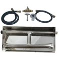 thumbnail image 1 of Tretco OB2SS-BK1-30-NG 27 in. Stainless Steel Dual Burner Pan, Natural Gas, 1 of 1