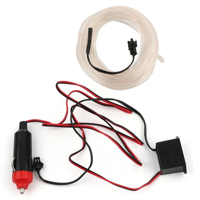 EL Cold Light, Waterproof Car Decorative Light Strip, For Center Console Steering Wheel Instrument Panel Lights White