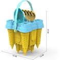 thumbnail image 4 of 1 Juego de juguete de playa para chico, borde liso, forma exquisita, Color brillante, amplia aplicación, molde de Castillo de juguete con juego de pala para chico amarillo, 4 of 5
