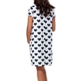 thumbnail image 4 of Gvmfive Women Maternity Dress Printed Short Sleeve Nursing Breastfeeding Midi Dresses, 4 of 5