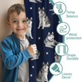 thumbnail image 3 of Blackout Kids Curtains,Siberian Husky Childrens Insulated Curtains Set Of 2,Bedroom Essentials,Toddler Room Decor 42x84in(106x213cm), 3 of 4