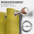 thumbnail image 2 of Outdoor Curtains for Patio Waterproof, Ombre Yellow Waves Outdoor Privacy Panels Grommet, Abstract Art Gradient Modern Blackout Outside Curtains for Porch/Cabana/Pergola/Gazebo 54"x108", 2 Panels, 2 of 8