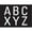 White, variant on White Letter Board 2" Uppercase Letter Stickers, 78 Pieces