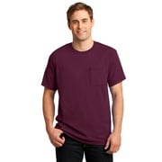 Jerzees Men's Five Point Left Chest Pocket T-Shirt