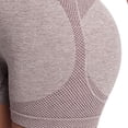 thumbnail image 7 of felwors Tummy Control Biker Shorts Lifting Seamless Yoga Athletic with Pockets Running Khaki for Size XXL, 7 of 7