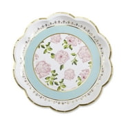 Tea Time Whimsy Paper Plates - Blue (Set of 8)