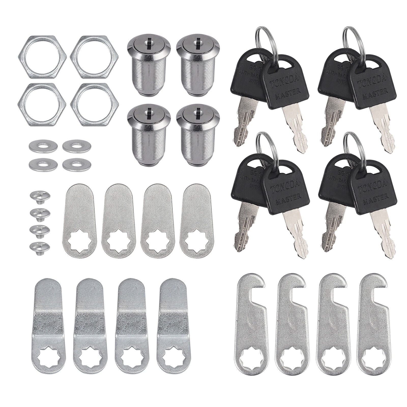 Cam Lock RV Storage Locks Keyed Alike, Cylinder Fits on Max Door