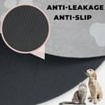 thumbnail image 5 of Dog Food Mat - Cat Dish Mat Dog Bowl Mat - No Stains Easy Clean Dog Mat for Food and Water - Absorbent Quick Dry Pet Mat, 16.9"x24" Navy Blue, 5 of 6