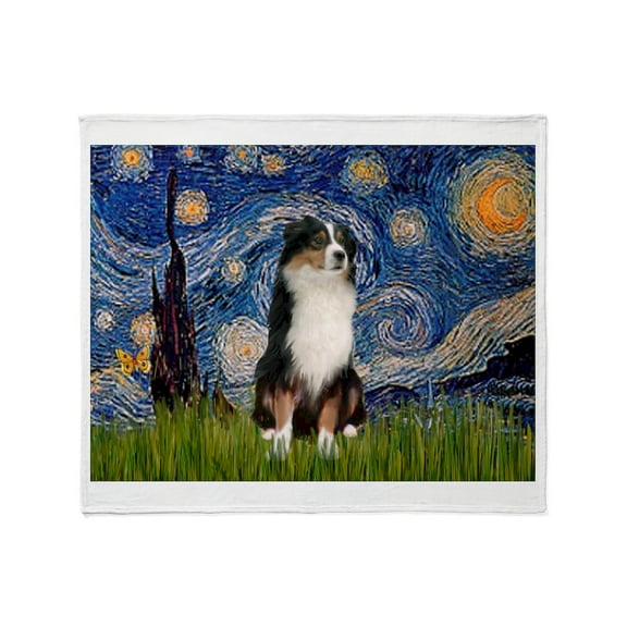 CafePress - Starry / Aussie (#2) Throw Blanket - Soft Fleece Throw Blanket, 50"x60" for All Ages