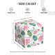 thumbnail image 4 of Fotbe Lotus Flower Porta Pañuelos Decorativo de Cuero, Caja Cuadrada Moderna para Pañuelos Faciales, Organizador y Dispensador 5x5x5'', 4 of 7