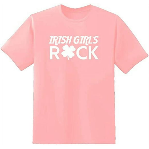 RedBarn Irish Girls Rock Novelty Sarcastic Funny Mens Graphic T Shirts