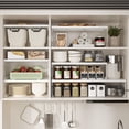 thumbnail image 2 of Jojocross Adjustable Stackable Metal Storage Shelf Organizer - Expandable Wire Rack with Perforations for Kitchen, Pantry, Bathro, 2 of 6