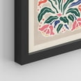 thumbnail image 5 of PixonSign Framed Canvas Print Wall Art Set - Mid-Century Tropical Abstract Flower Gallery Posters - Set of 6 Vintage Retro Antique Mixed Media Country Cultural Art Wall Décor - 11"x14"x6 Black, 5 of 5