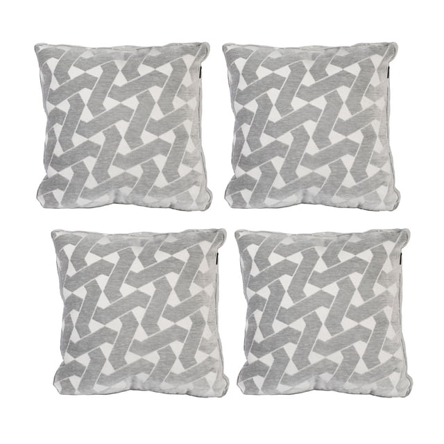 Set 4 Cojínes Decorativos Cuadrados Grandes DICASA Argo Zita