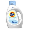 Tide Free & Gentle HE, Liquid Laundry Detergent, 100 Fl Oz 64 loads