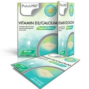 PatchMD - Vitamin D3-Calcium Patch, 30-Day Supply