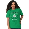 thumbnail image 4 of Utah Beehive State Feminine Symbol Women's Graphic T Shirt Tees Brisco Brands L, 4 of 6