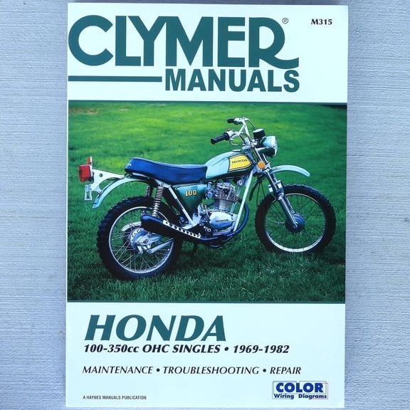 Service & Repair Manual for Honda CB100 CL100 SL100 XL100 XL125 CB125 CT125 SL125 TL125 XL175 TL250 XL250 XL350 100 125 175 250 350 1969-1982