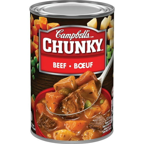 Soupe au bœuf prête à déguster ChunkyMD de Campbell’sMD Prête à déguster 515 mL